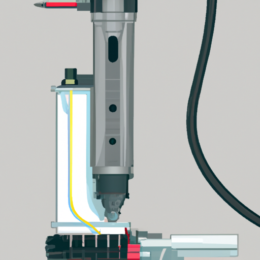 An illustration showing the inner workings of an auto injector.